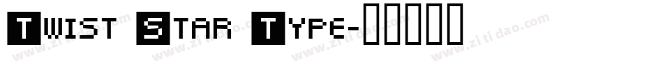 Twist Star Type字体转换
